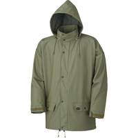 Stretch Rain Jacket, Polyurethane, X-Small, Green SHE402 | WestPier