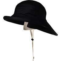 D5050 Chapeau Sou'wester traditionnel noir Dry King, Petit, Noir, Caoutchouc WestPier