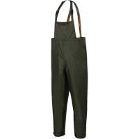 Nailhead Ripstop Tree Planter Bib Pants, X-Small, Polyester/PVC, Green SHE446 | WestPier