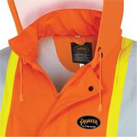 High-Visibility FR Waterproof Safety Jacket, X-Small, High Visibility Orange SHE543 | WestPier