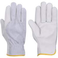Beige Driver's Gloves, Small, Grain Cowhide Palm SHE731 | WestPier