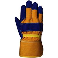Insulated Fitter's Gloves, One Size, Split Cowhide Palm, Boa Inner Lining SHE773 | WestPier