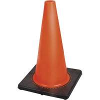 Premium Flexible Safety Cone, 18", Orange SHE781 | WestPier