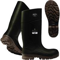 Pioneer Steel Plate Boots, Polyurethane, Steel Toe, Size 4, Puncture Resistant Sole SHE828 | WestPier