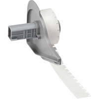 Harsh Environment Multi-Purpose Labels, Polyester, 0.35" L x 0.2" H, Black on Clear WestPier