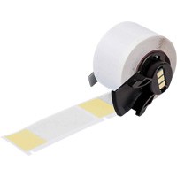 Self-Laminating Wrap-Around Wire & Cable Labels, Vinyl, 1" L x 2.5" H, White SHF078 | WestPier