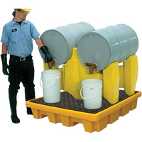 Syst&egrave;me de confinement Ultra-Drum sans drain pour 2 barils, 53" lo x 53" la x 44,8" ha, 1500 gal. US Capacit&eacute; WestPier