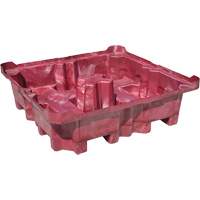4-Drum Ultra-Spill King&reg; Drum Spill Pallet, 85 US gal. Spill Capacity, 51" x 51" x 17.5" WestPier