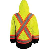 7-in-1 Jacket, Polyester, High Visibility Orange, Small WestPier