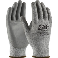 G-Tek<sup>®</sup> Seamless Knit Cut-Resistant Gloves, Size X-Small, 13 Gauge, Polyurethane Coated, PolyKor<sup>®</sup> Shell, ASTM ANSI Level A2/EN 388 Level B SHG023 | WestPier