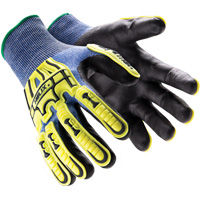 Helix&reg; 3016 Impact Gloves, 7/Small, HPPE Palm, Elastic/Knit Wrist Cuff WestPier