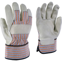 24-61 Striped Work Gloves, X-Small, Grain Cowhide Palm SHG513 | WestPier