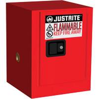 Sure-Grip&reg; EX Countertop Flammable Cabinet, 4 gal., 1 Door, 17" W x 22" H x 17" D WestPier
