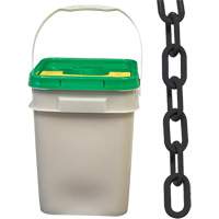 Heavy-Duty Plastic Safety Chain, Black SHH025 | WestPier