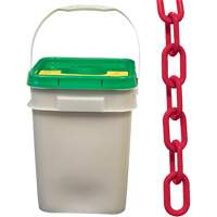 Heavy-Duty Plastic Safety Chain, Red SHH027 | WestPier