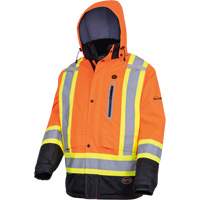 5407 Manteau de s&eacute;curit&eacute; imperm&eacute;able, isol&eacute;e et chauff&eacute;e, Hommes, Petit, Orange haute visibilit&eacute; WestPier
