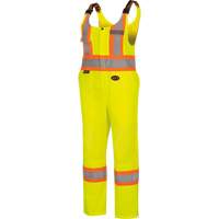 6000W Women's High-Visibility Traffic Safety Overalls, Polyester, X-Small, High Visibility Lime-Yellow WestPier