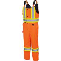 5040 Waterpoof Quilted Safety Overalls, Polyester, Small, High Visibility Orange WestPier