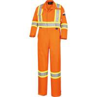 5551T Flame-Gard&reg; FR/Arc-Rated Coverall, Size 40 (Tall), High Visibility Orange, 9.1 cal/cm² WestPier