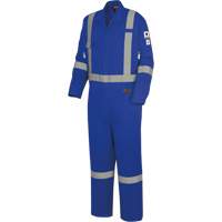 7709A "The Rock" FR-Tech&reg; High Visibility FR/Arc Rated Coveralls, Size 36, Royal Blue, 10 cal/cm² WestPier
