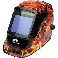 Leadhead&reg; Auto Darkening Welding Helmet, 3.8" L x 3.4" W View Area, 9 - 13 Shade Range WestPier