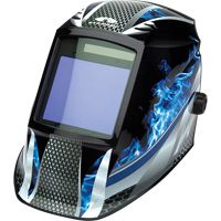 Leadhead&reg; Auto Darkening Welding Helmet, 3.8" L x 3.4" W View Area, 9 - 13 Shade Range WestPier