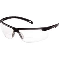 H2MAX Reader Lens with Black Frame, Anti-Fog, Clear, 2.0 Diopter WestPier