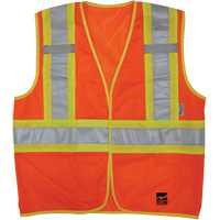 Open Road<sup>®</sup> “BTE” Vest, High Visibility Orange, 4X-Large/5X-Large, CSA Z96 Class 2 - Level 2 SHI571 | WestPier