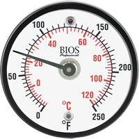 Magnetic Surface Thermometer, Non-Contact, Analogue, 0-250°F (-20-120°C) SHI600 | WestPier