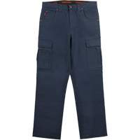 WP100 Work Pants, Cotton/Spandex, Navy Blue, Size 0, 30 Inseam SHJ118 | WestPier