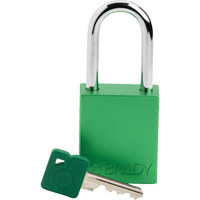 Lockout Padlock, Safety Padlock, Keyed Different, Aluminum, 1-1/2" Width WestPier