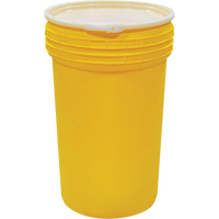 Plastic Lab Pack Nestable Drum with Lever-Lock, 55 US gal., Mobile WestPier