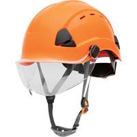 Fibre Metal Safety Helmet, Non-Vented, Ratchet, Orange SHJ273 | WestPier
