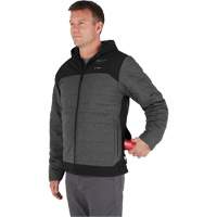 M12 Heated Quietshell Jacket with Battery, Men's, Small, Grey WestPier