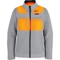 M12 Heated Axis Jacket with Battery, Women's, Small, Grey WestPier