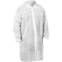 KleenGuard KGA10 Lab Coat, Medium, White WestPier