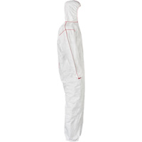 SFR Coveralls with Hood, Medium, White, Tyvek&reg; 400 WestPier