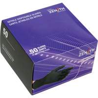 Emballages de gants jetables pour machine distributrice, Petit, Nitrile, 5 mils, Sans poudre, Noir, Classe 2 WestPier