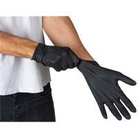Emballages de gants jetables pour machine distributrice, Petit, Nitrile, 5 mils, Sans poudre, Noir, Classe 2 WestPier
