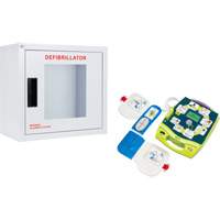 Ensemble armoire murale et défibrillateur AED Plus<sup>MD</sup>, Semi-automatique, Anglais, Classe 4 SHJ773 | WestPier