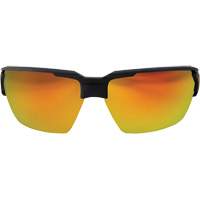 Pumori Safety Glasses, Red/Mirror Lens, Anti-Scratch, ANSI Z87+/MCEPS GL-PD 10-12/Meets/Exceeds CSA Z94.3 WestPier