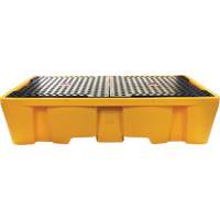 Double IBC Spill Pallet, 317 US gal. Spill Capacity, 89" x 57" x 23" WestPier