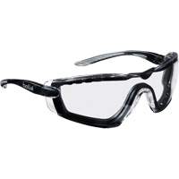 Cobra Hybrid Wraparound Safety Glasses, Clear Lens, Anti-Fog/Anti-Scratch WestPier