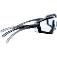 Cobra Hybrid Wraparound Safety Glasses, Clear Lens, Anti-Fog/Anti-Scratch WestPier