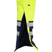 Bisley&reg; Extreme Cold Bib Overall, Polyester, Small, High Visibility Lime-Yellow WestPier