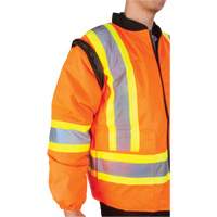 Waterproof 7-in-1 Winter Parka, High Visibility Orange, Large WestPier