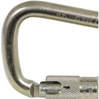 CP-03015-1 Zinc Plated Carabiner with 1" Gate Opening, Steel WestPier