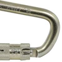 CP-03015-1 Zinc Plated Carabiner with 1" Gate Opening, Steel WestPier