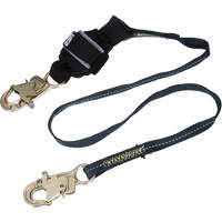 Arc Flash Web Shock-Absorbing Lanyard, 6', Snap Hook Center, Snap Hook Leg Ends, Kevlar&reg; WestPier