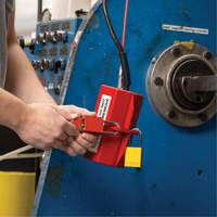 Velocity Plus Safety Lockout Padlock, Orange, Keyed Alike, Aluminum, 1-1/2" Width WestPier